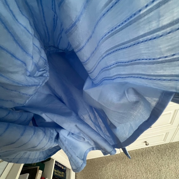 NWT Tuckernuck Blue Seersucker Sailor Dress Pomander Palace Size XL - Picture 10 of 11